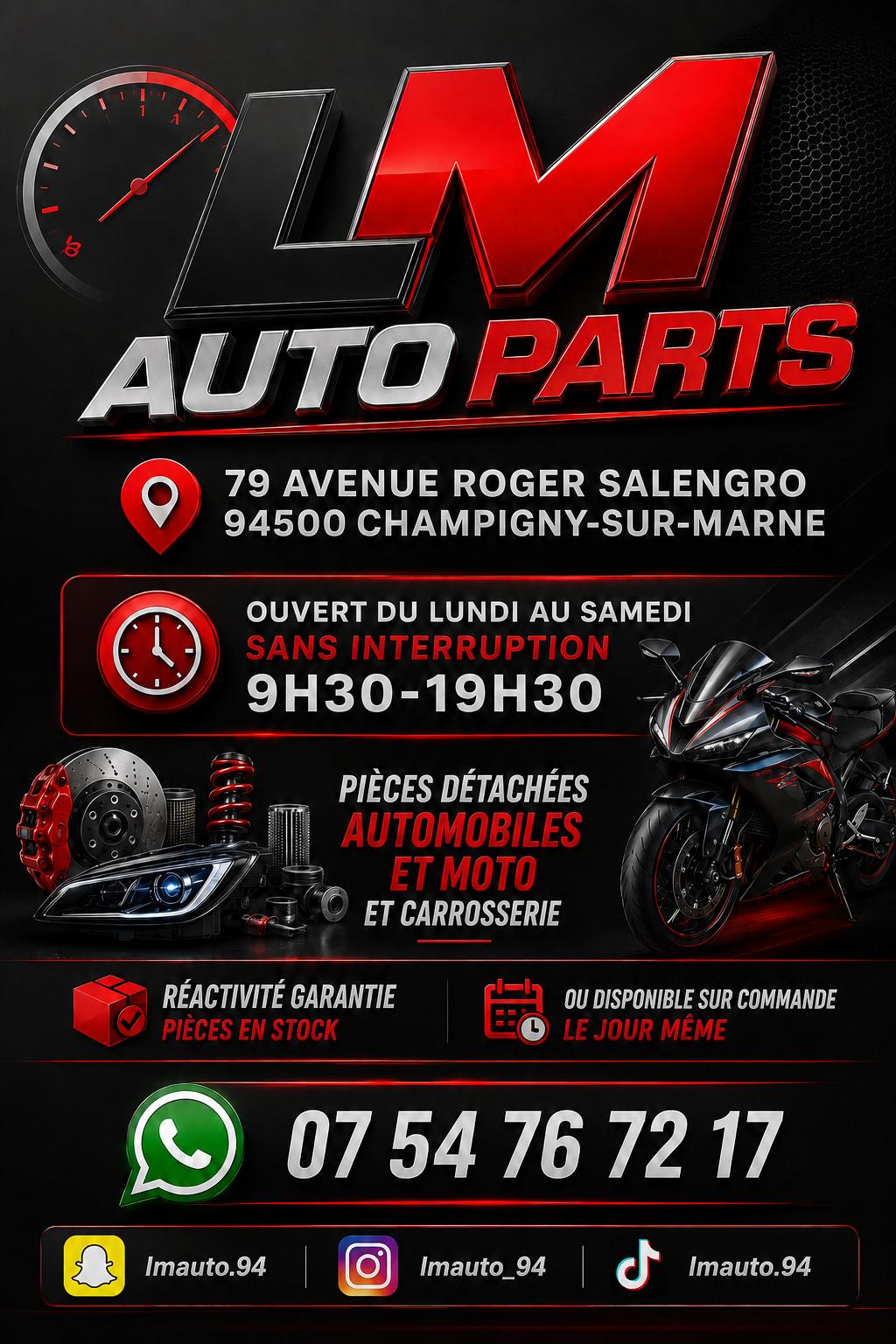 Vente de Pieces Auto & Moto
